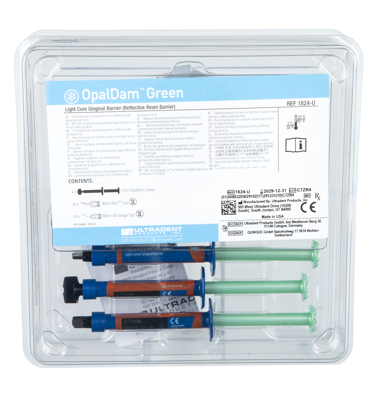 OpalDam Green 4pk Kit